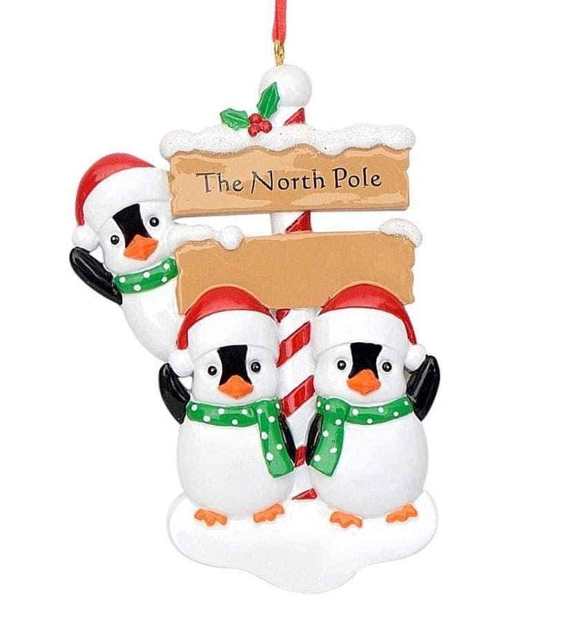 Personalized Penguin Family Tree Or aments