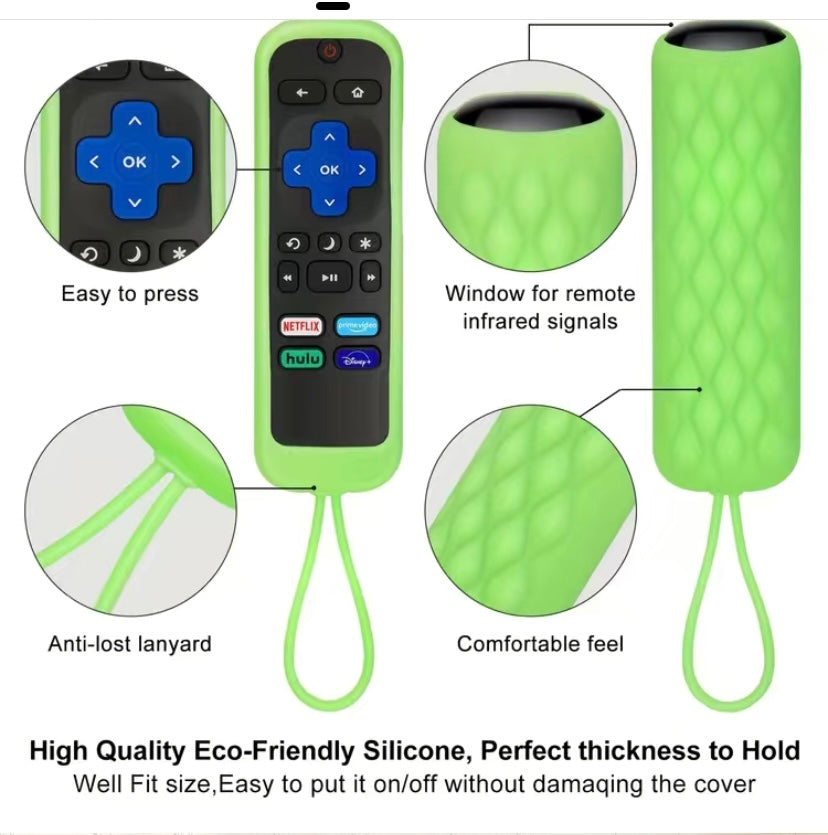 Glow in the Dark Roku Remote Cover