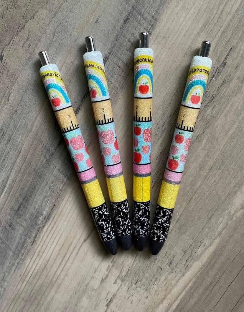 Teacher Glitter Pen