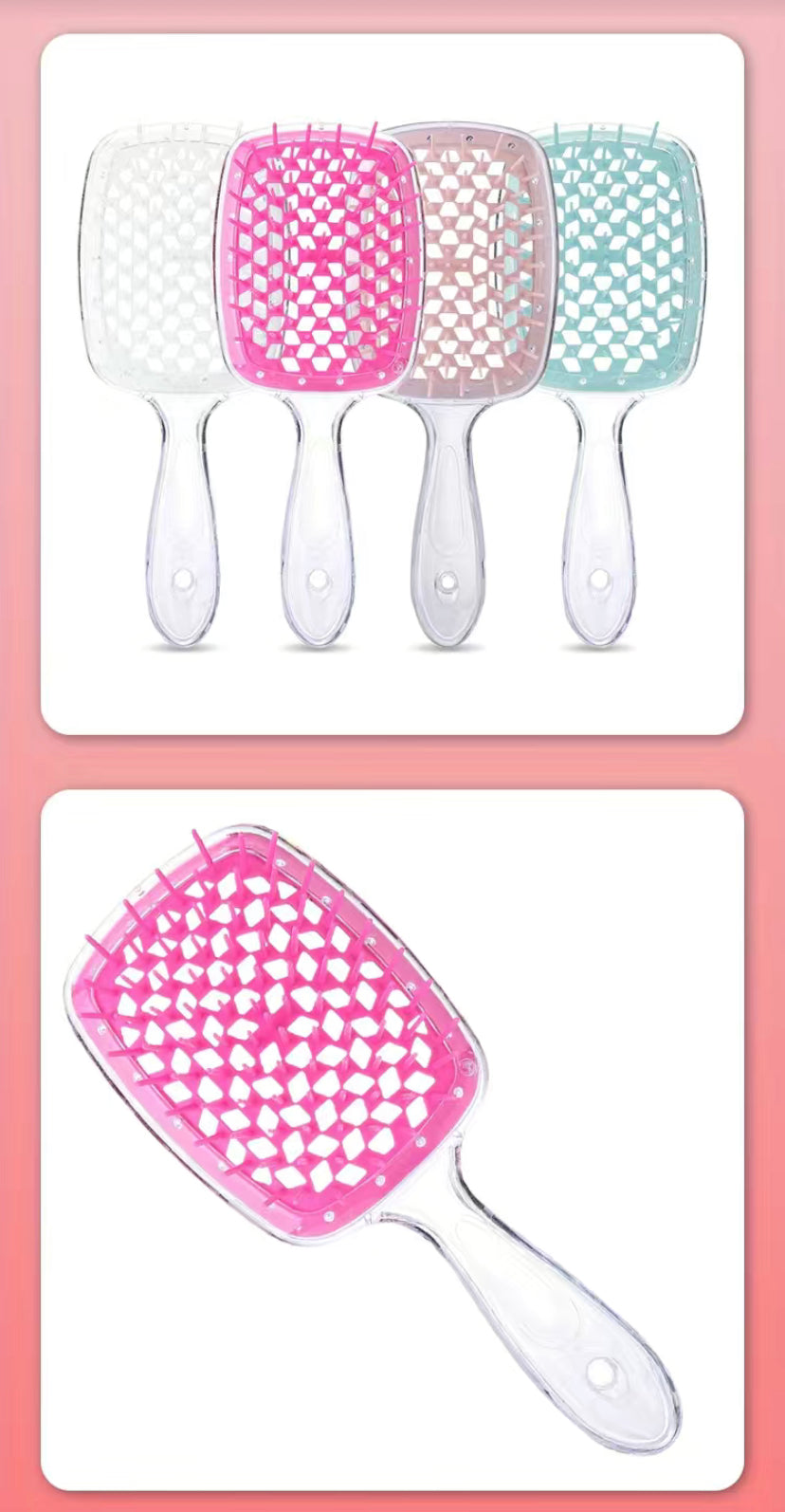 Hollow Comb Brush