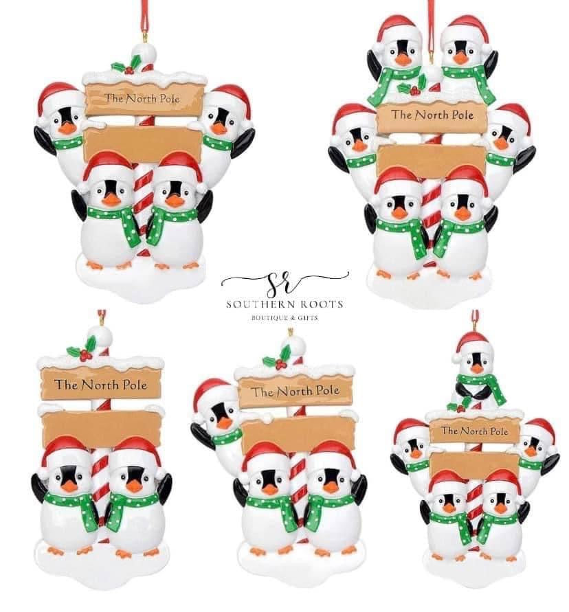 Personalized Penguin Family Tree Or aments