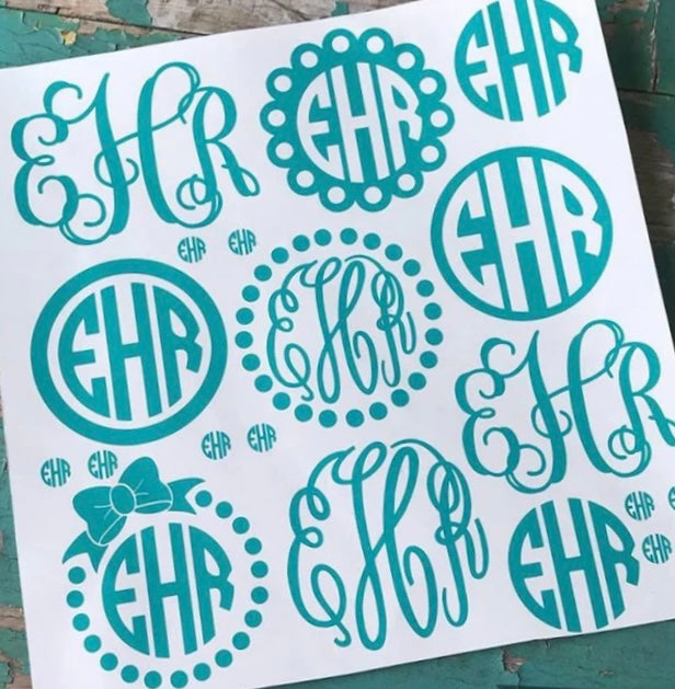 Personalized Vinyl Sticker Sheet