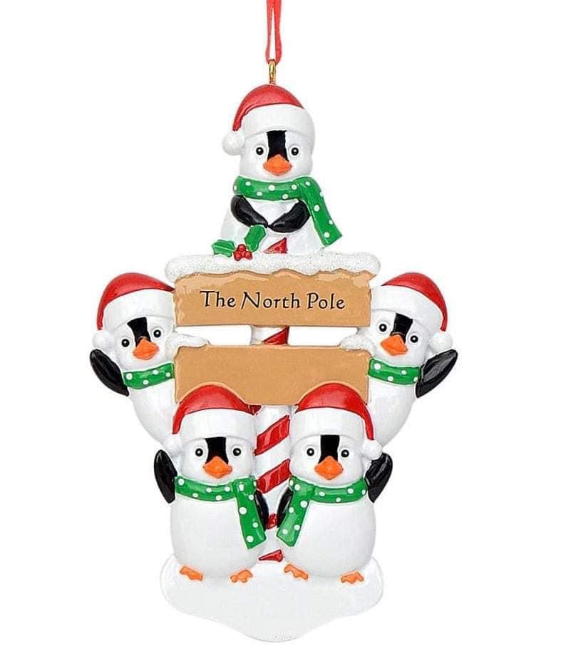Personalized Penguin Family Tree Or aments