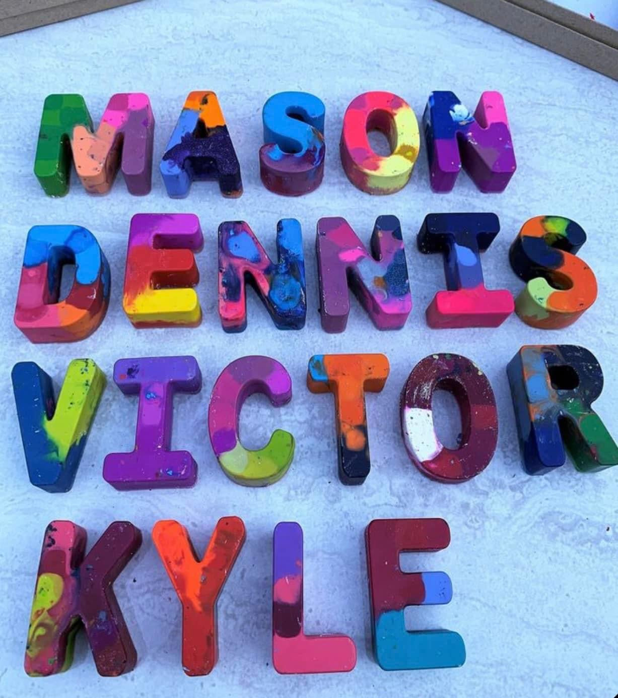 Name Crayons