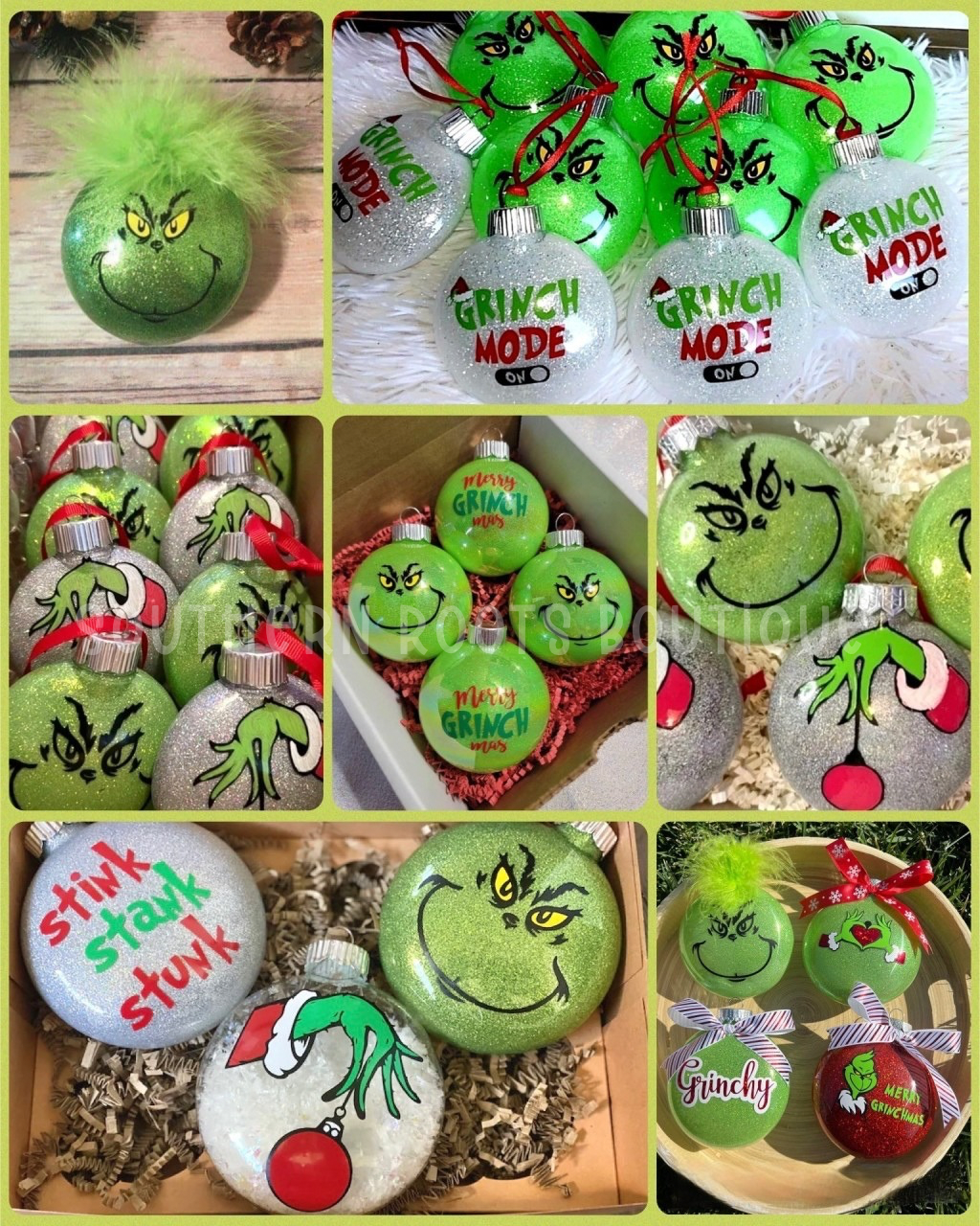 Grinch Ornament Sets
