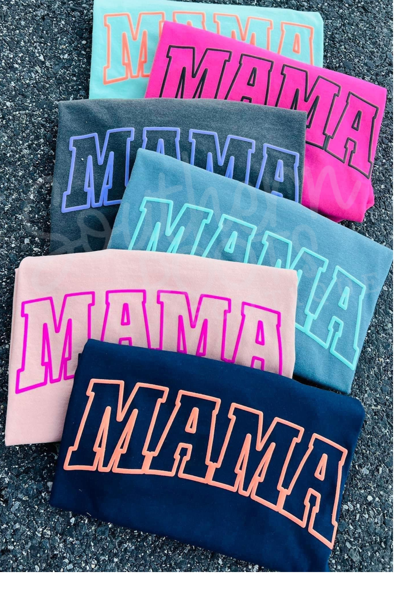 Puff Vinyl MAMA Shirt