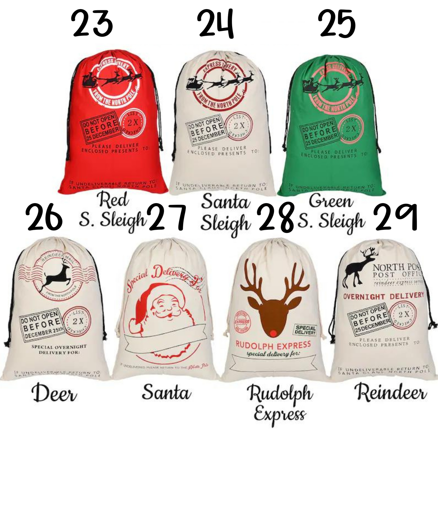 Personalized Santa Sack
