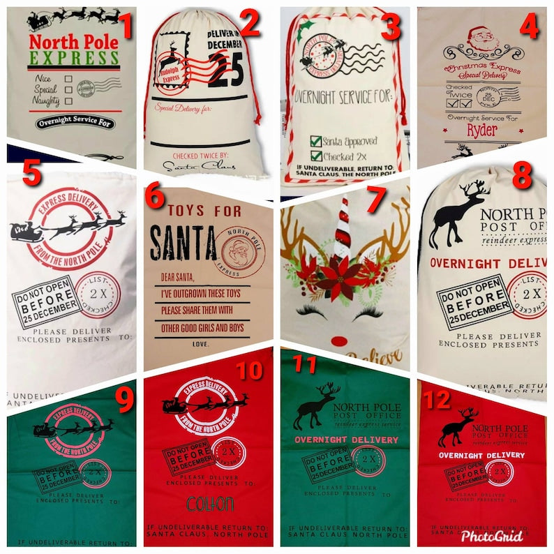 Personalized Santa Sack