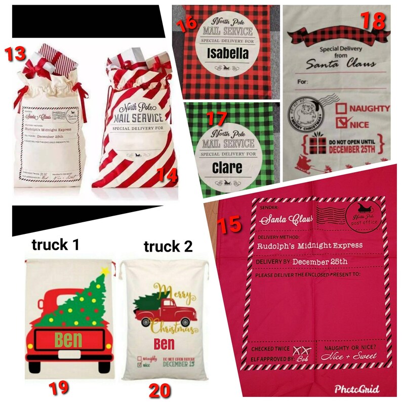 Personalized Santa Sack