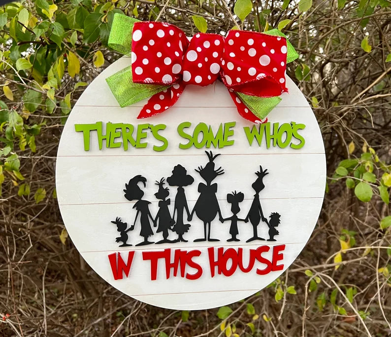 "Who's in this House" Door Hanger