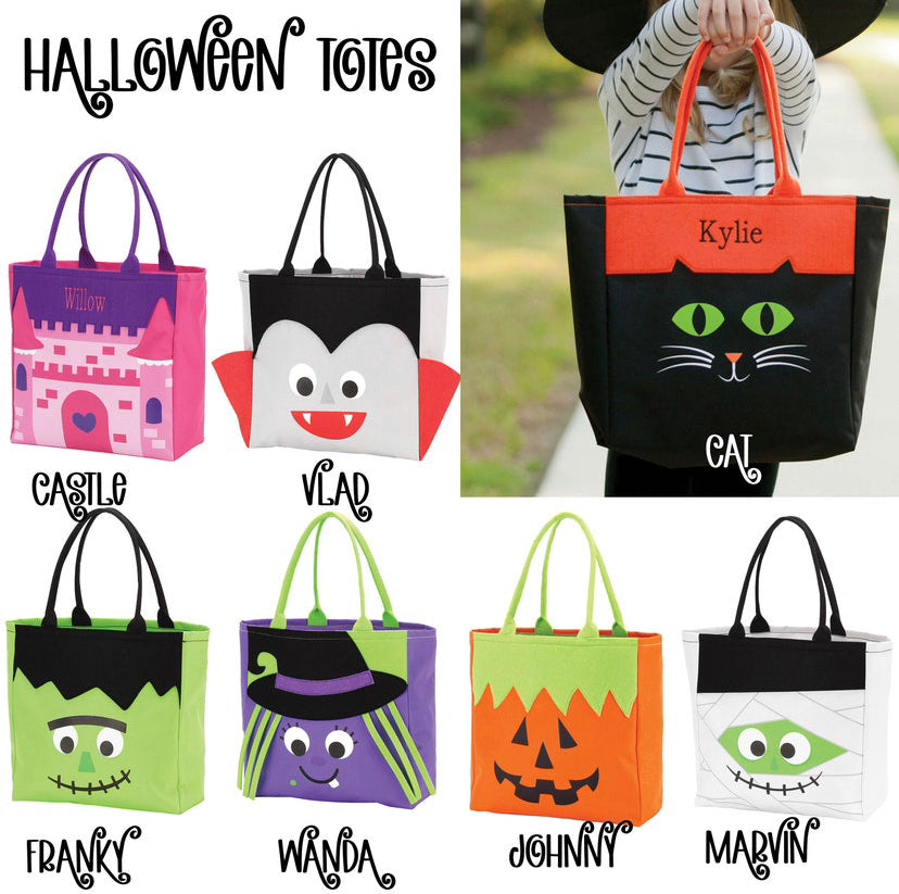 Personalized Halloween Trick or Treat Bags