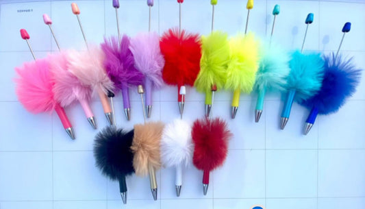 Fluffy Beadable Pens