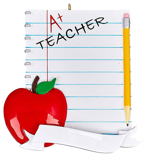 Personalized Teacher Ornament